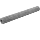  Mrežna ograda od pocinčanog čelika za kokoši 25 x 1,2 m srebrna | shoptok.hr