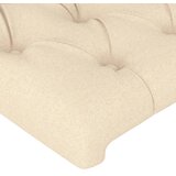  Uzglavlje s ušima krem 147x16x118/128 cm od tkanine | shoptok.hr