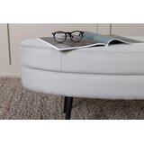 Venture Home ovalni tabure Otto 100 × 40 × 41 cm, svijetlosiva | shoptok.hr