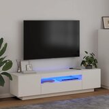 TV ormarić s LED svjetlima bijeli 160 x 35 x 40 cm | shoptok.hr