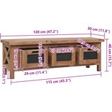  ormarić s 3 ladice 120x30x40 cm od masivnog drva mahagonija | shoptok.hr