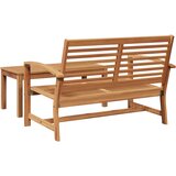  Vrtna klupa i set stolica 2 Komad Smeđa Čvrsto teak drvo | shoptok.hr