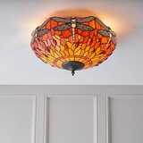 Endon 70721 - Plafonsko svetlo Tiffany DRAGONFLY 2xE27/60W/230V prečnik 41 cm | Eponuda.com