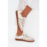 Boto Low Leather Women's Sneakers White-Gold Ismina | shoptok.hr