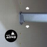 Premium Living Omara S Klasičnimi Vrati New York, Sivobež | Shoptok.si
