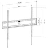 Connect IT CMH-6090-BK - Zidni nosač za TV 40-100” crna | Eponuda.com