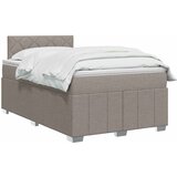  Boxspring krevet s madracem Sivosmeđa 120 x 200 cm Tkanina | shoptok.hr