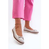 Maciejka Women's Cutout Ballerina Flats Made of Genuine Leather Cene