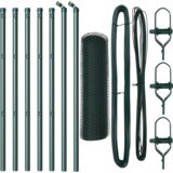 vidaXL Hexagon Fence Zelena 0.4x10 m Jeklo | Shoptok.si