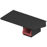 Axelent Odlagalna polica QUICK ON, VxŠxG 95 x 598 x 317 mm, intenzivno črna | Shoptok.si
