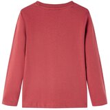  Dječja majica s dugim rukavima tamnocrvena 140 | shoptok.hr