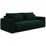 Makamii Zelena žametna raztegljiva/s prostorom za shranjevanje sedežna garnitura 238 cm Kapua – | Shoptok.si