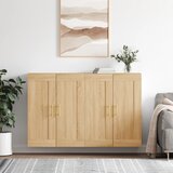 vidaXL Zidni ormarići 2 kom boja hrasta sonome od konstruiranog drva | shoptok.hr