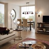 Eglo Almeida zidna/2, e27, d1050, crna/ sjenila više boja | shoptok.hr