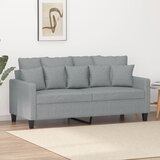 vidaXL Dvosjed od tkanine svjetlosivi 140 cm Cijene