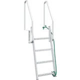 ljestve za dok ostalo srebrno 58 x 77 x 166 cm aluminij