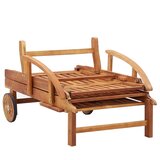  Ležaljka za sunčanje s jastukom masivno bagremovo drvo | shoptok.hr