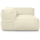 SLOWDOWN Kremno bela vreča za sedenje iz tkanine bouclé Mass Corner 125 Left – | Shoptok.si
