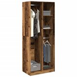vidaXL Ormar boja staro drvo 80 x 50 x 200 cm od konstruiranog drva Cijene