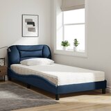  Krevet s madracem Hvar plavi 100 x 200 cm od tkanine | shoptok.hr