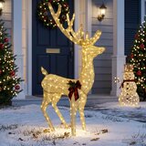  3D Božićni irvas LOVIISA 250 LED lampica Topla bijela | shoptok.hr