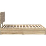  Postelja s shranjevanjem z vzglavjem Sonoma hrast 140 x 200 cm, (5000105867) | Shoptok.si