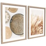 Styler Tiskane slike u setu 2 kom s okvirom 30x40 cm Full Beige – | shoptok.hr