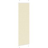  Plisirana zavjesa krem boje 65x200 cm Širina tkanine 64,4 cm Poliester | shoptok.hr
