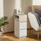 Songmics Komplet nočnih omaric 2 kosa 30x25x65 cm bela, (5000273695) | Shoptok.si