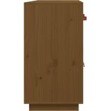  Komoda smeđa boja meda 98,5x40x75 cm od masivne borovine | Eponuda.com