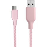  USB kabel (Roza, 1 m, USB A vtič, USB C vtič) | Shoptok.si