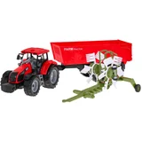  Traktor s prikolicom i okretač sijena Inlea4Fun FARMER&#39;S TALE