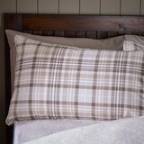 Catherine Lansfield Rjava enojna posteljnina iz sherpa flisa 135x200 cm Cosy Sherpa Check – | Shoptok.si