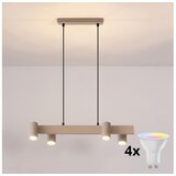 Brilagi LED RGBW prigušiva luster na sajli SELE 4xGU10/6,5W/230V bež Cene