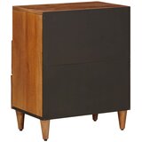  Noćni ormar Smeđa 50 x 33 x 62 cm Čvrsto drvo manga | shoptok.hr