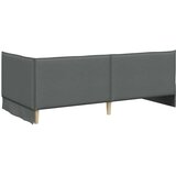  Kutni okvir kreveta Tamno siva 100 x 200 cm tkanina | shoptok.hr