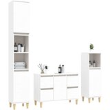  3-dijelni set kupaonskog namještaja bijeli konstruirano drvo | shoptok.hr