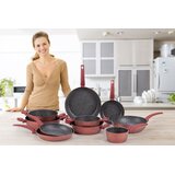 Rosmarino Lonac Lava Stone Grape - 24 cm burgundy MC 24 | shoptok.hr
