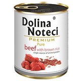 DOLINA noteci premium pure dog adult govedina sa braon pirinčem 800g
