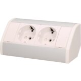 Orno Produžni kabel sa 2 x Schuko utičnice, ugradbena – OR-GM-9005/W-G(GS) | Eponuda.ba