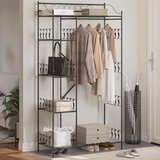 Otvoreni ormar s policom Crna 100 x 43 x 188 cm Čelik | shoptok.hr