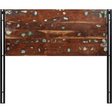 vidaXL Uzglavlje kreveta 120 cm Puno obrađeno drvo i željezo | shoptok.hr