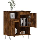 vidaXL Komoda dimljeni hrast 60x35x70 cm inženirski les | Shoptok.si