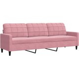  3-dijelni set sofa s jastucima ružičasti baršunasti | shoptok.hr