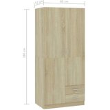  Ormar boja hrasta sonome 80 x 52 x 180 cm od konstruiranog drva | shoptok.hr