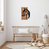 Wallity Zidna dekoracija Horse - 317, 40x3x58 cm, Smeđe boje Cene