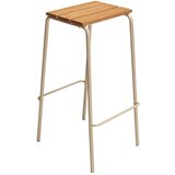Hübsch Bež/u prirodnoj boji barske stolice u setu 2 kom (visine sjedala 76 cm) Stilt – | shoptok.hr