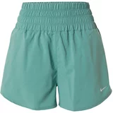 Nike Športne hlače 'ONE' siva / temno zelena