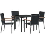  Vrtni set za objed 5 pcs Crna Čelik s prahom | Eponuda.com