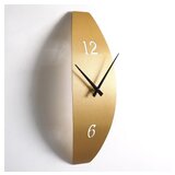 WALLXPERT dekorativni metalni zidni sat zlatna boja APS137MAA | ePonuda.com